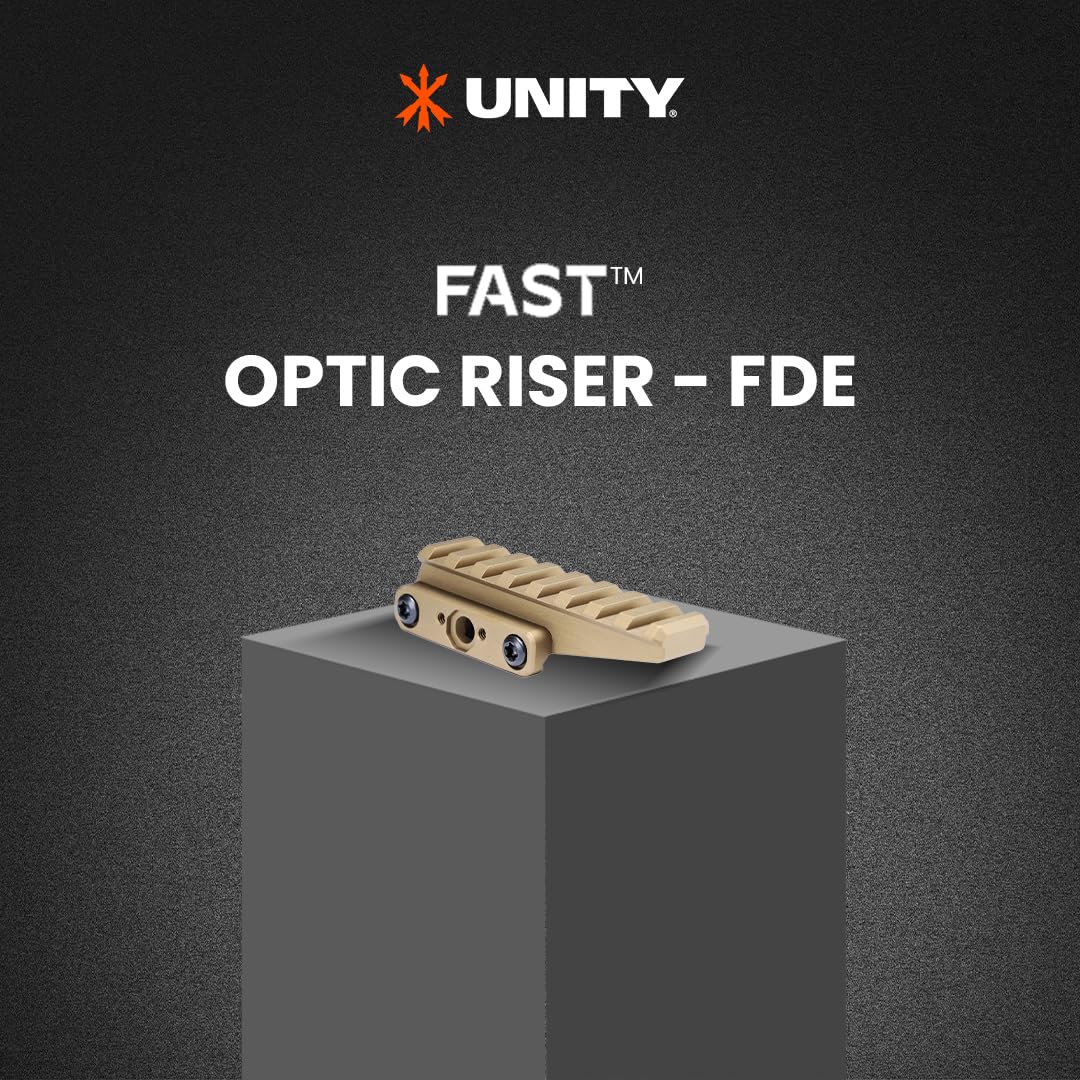 Amazon.com: Unity Tactical Fast - Optics Riser - Fde : Sports